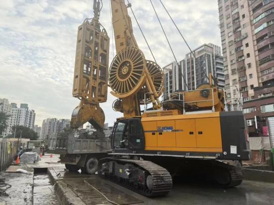 稳保施工！徐工地下连续墙液压抓斗攻克东南亚复杂工况