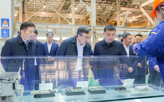 中国邮政集团党组书记、董事长刘爱力一行到访徐工