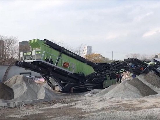 美斯达MC-250IS与MS-6018C破碎建筑垃圾