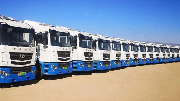 20臺華菱漢馬純電動牽引車再交付唐山客戶