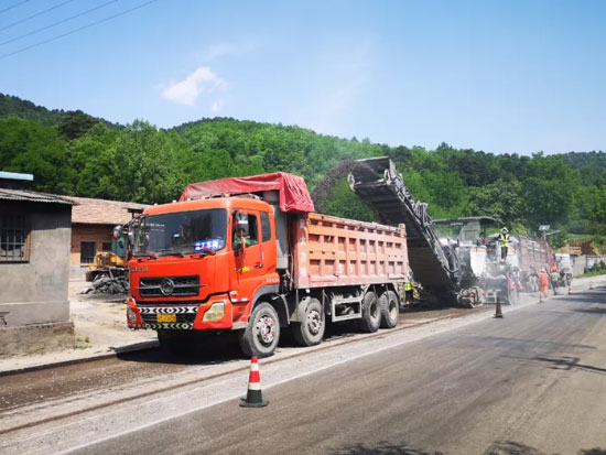 工地报告 | 双层同步就地冷再生技术在陕西S106黄陵段成功应用