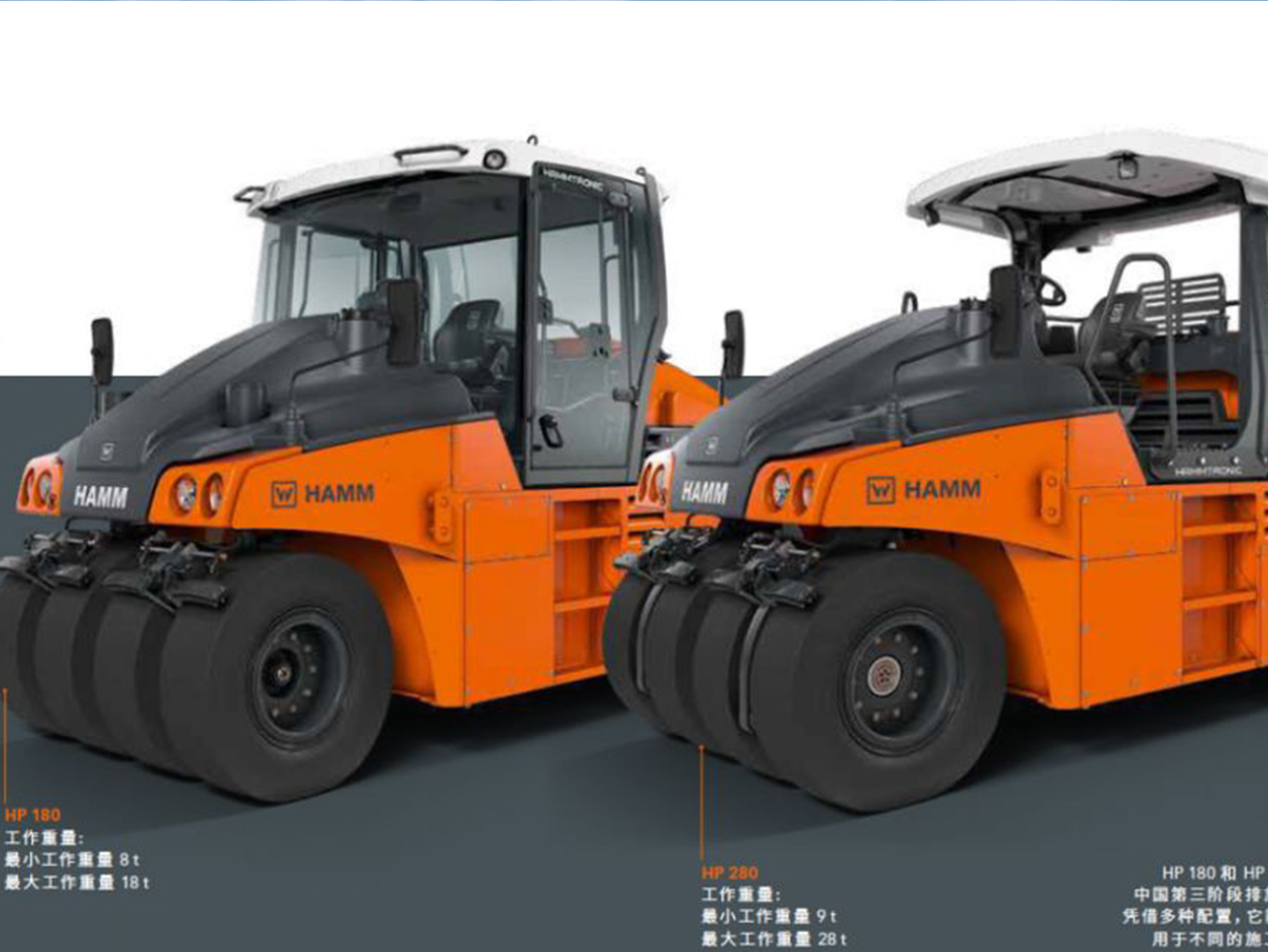 产品解读丨悍马 HP 系列<em>充气</em>胶轮压路机
