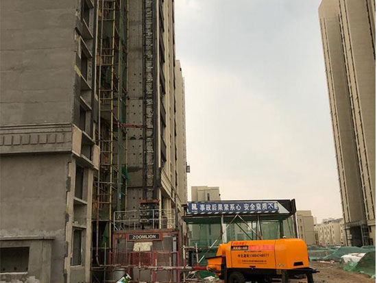 细石混凝土输送泵加快输送施工效果好