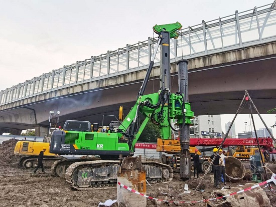 干旋挖钻机的入岩的基本条件