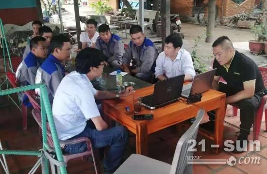 一封海外的感谢信——记中联重科越南服务工程师黄麒