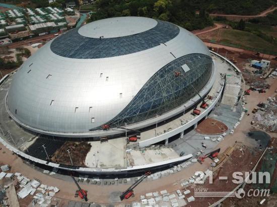 星邦智能臂車助力亞運(yùn)會(huì)場(chǎng)館建設(shè)