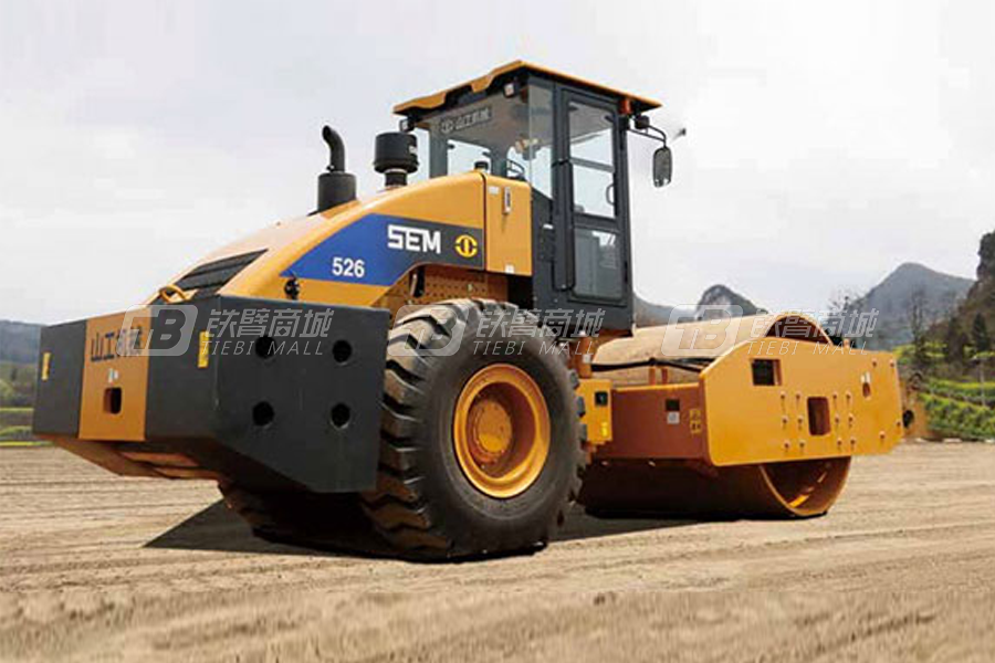 山工单钢轮压路机SEM526产品特点介绍