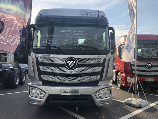 国六290马力 又帅又能打 全新欧曼EST 6X2载货车