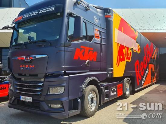 曼恩MAN TGX交付进驻摩托车赛事 “围场”