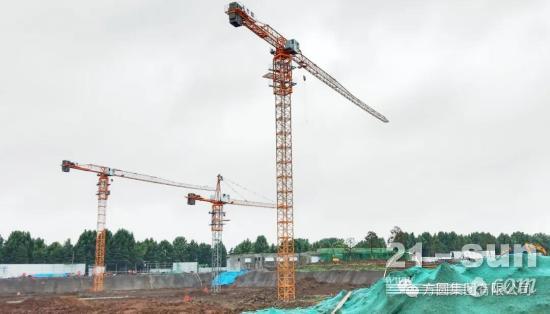 【产品风采】方圆新型塔机落户临沂市重点工程