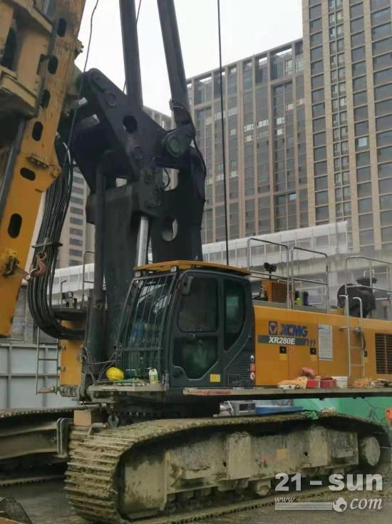 “满档”施工，徐工旋挖钻机提速多地项目建设！