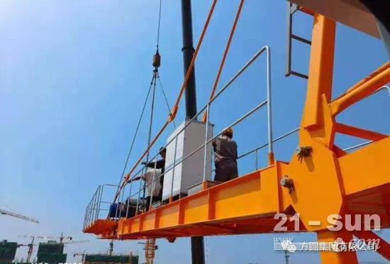 方圆TC6012新型塔机服役临沂某工程项目