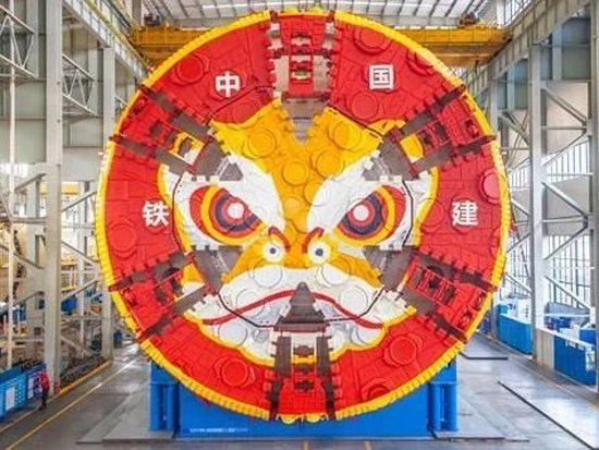 “熊猫”盾构机见过了，这次“醒狮”款的又来了