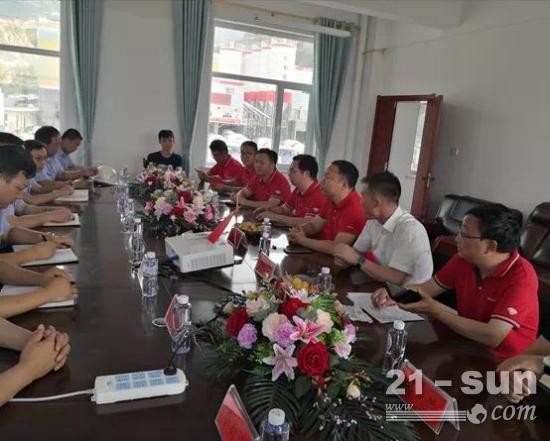 三一混凝土成套设备助力天水第一高楼建设！