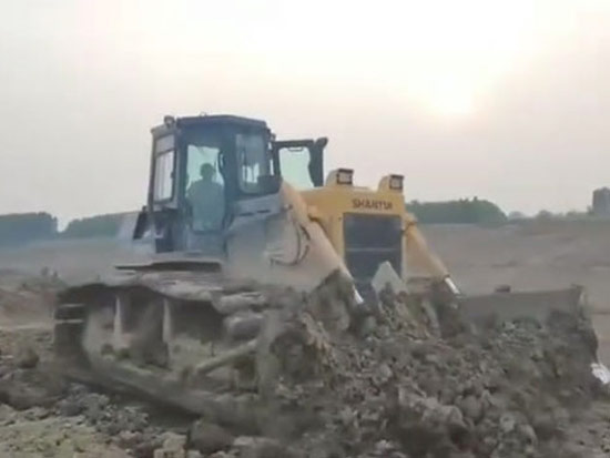 SD16TL推土机助力民生水利工程建设