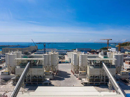 南方路机核电专用混凝土搅拌站及砂石设备，助力中广核建设