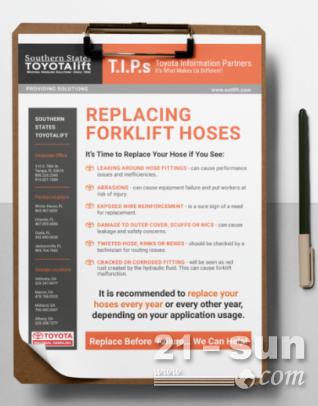 如何检查叉车液压软管