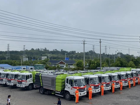 15天！盈峰环境快速响应客户需求，顺利交付约3000万元环卫装备