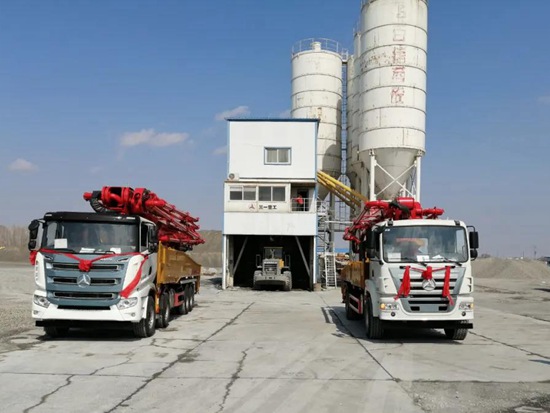 搭上“一带一路”快车！ 三一泵送助百信建材驰骋新疆