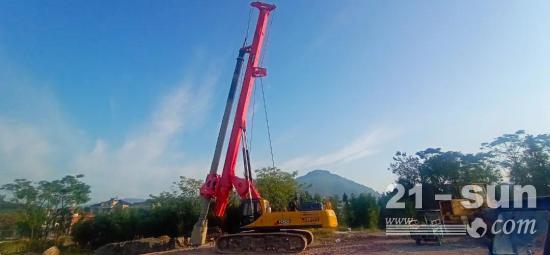 玉柴YCR280D旋挖钻机参建余温公路临海段工程