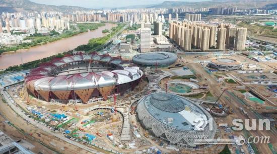 包场！星邦智能携手通冠租赁，助力兰州奥体中心场馆建设