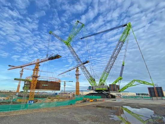 雙星閃耀！中聯(lián)重科履帶吊助力海南、福建兩大核電站建設(shè)