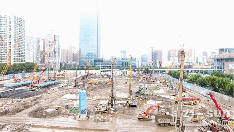 会师武汉 徐工旋挖军团为55亿项目打基础！