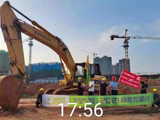 中聯(lián)重科服務(wù)萬里行湘北篇 | 連購4臺挖機(jī)，買的就是一個放心！