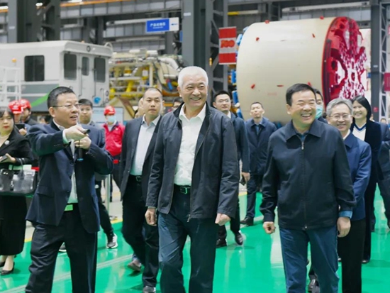 科技部党组书记、部长王志刚调研铁建重工