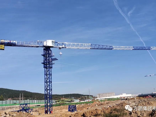 【产品风采】方圆新型塔机落户烟台工地
