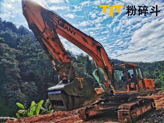 挖机破碎斗矿石破碎TIT750成都启发