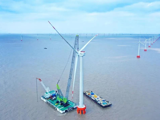 【設(shè)備參建】浙江單機(jī)容量最大！中聯(lián)ZCC18000筑起海上風(fēng)景線