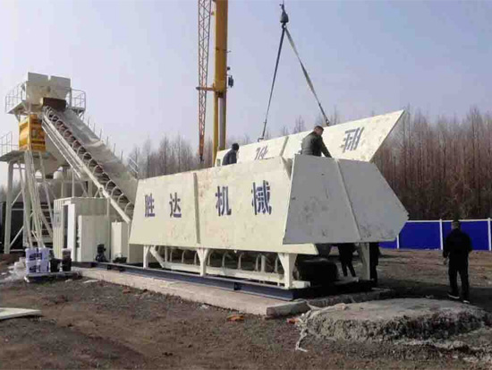 如何提高免基础搅拌站工作效率？