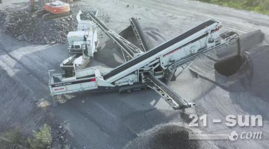 颜值与实力齐飞丨南方路机移动破碎筛分综合解决方案应用于广东英德项目