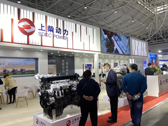 2021中国国际农机展首日，上柴动力展台再成焦点