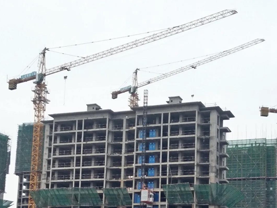 【产品风采】方圆塔机在革命老区新城建设项目中展风采