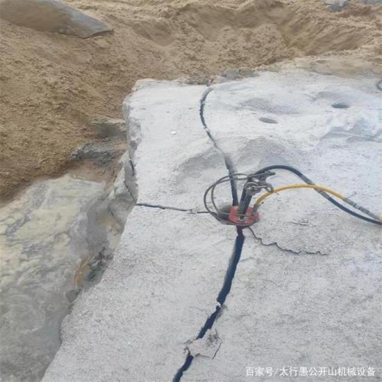 代替破碎锤开采岩石设备