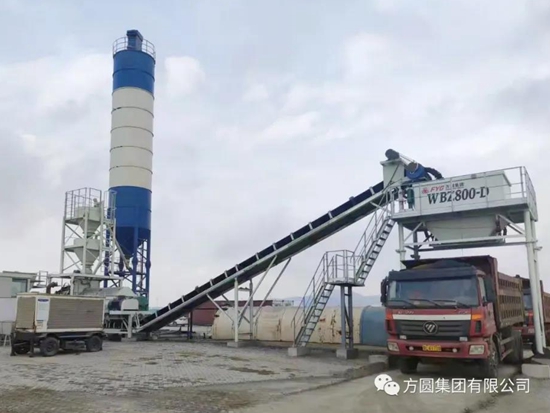 【服务用户】方圆集团稳定土拌和站产品持续服役老用户