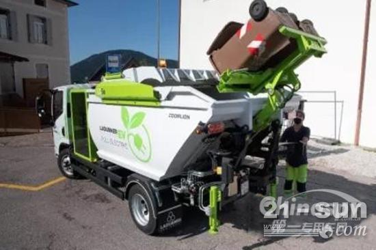 通过欧盟道路认证 上汽纯电动环卫车亮相意大利绿色环保展