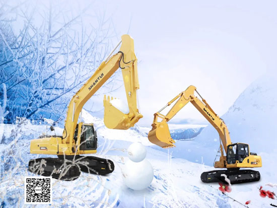 山推挖掘機：今日大雪 | 萬物冬藏仲冬始