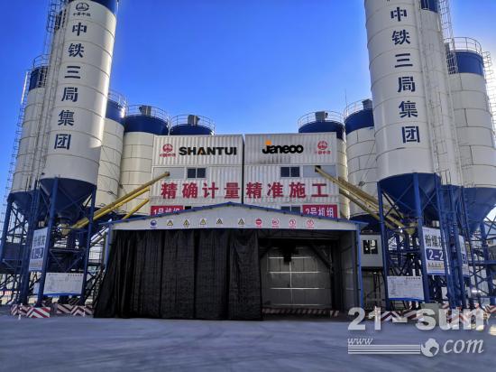山推建友助力集大原高铁项目建设