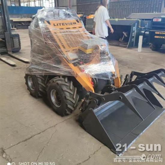 你知道滑移装载机多功能铲车带扫雪机等多种属具吗？