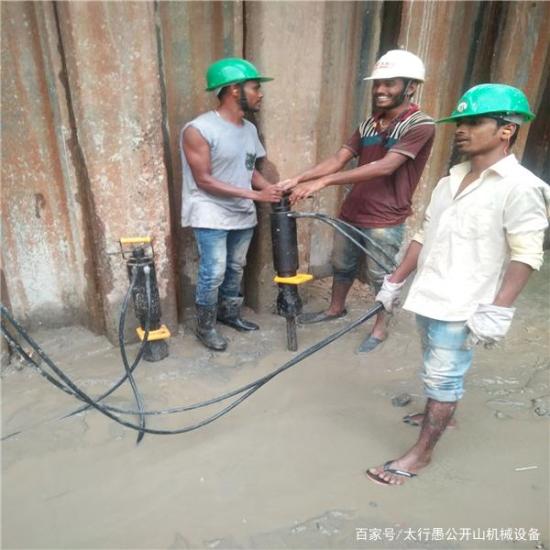 破碎锤打不动的岩石解决方案