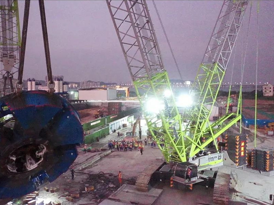 我国最深海底隧道盾构机下井——中联重科助力深江铁路建设