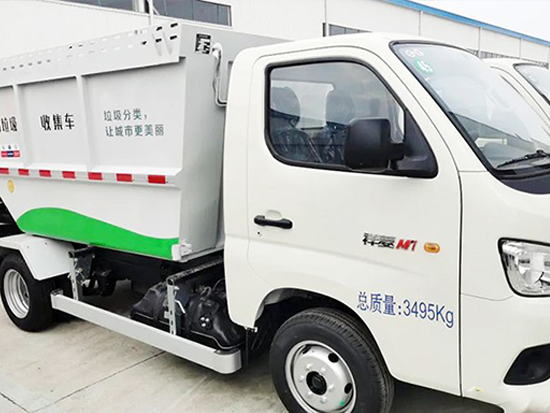 福田祥菱完成150台祥菱M1自装卸式垃圾车首批订单交付