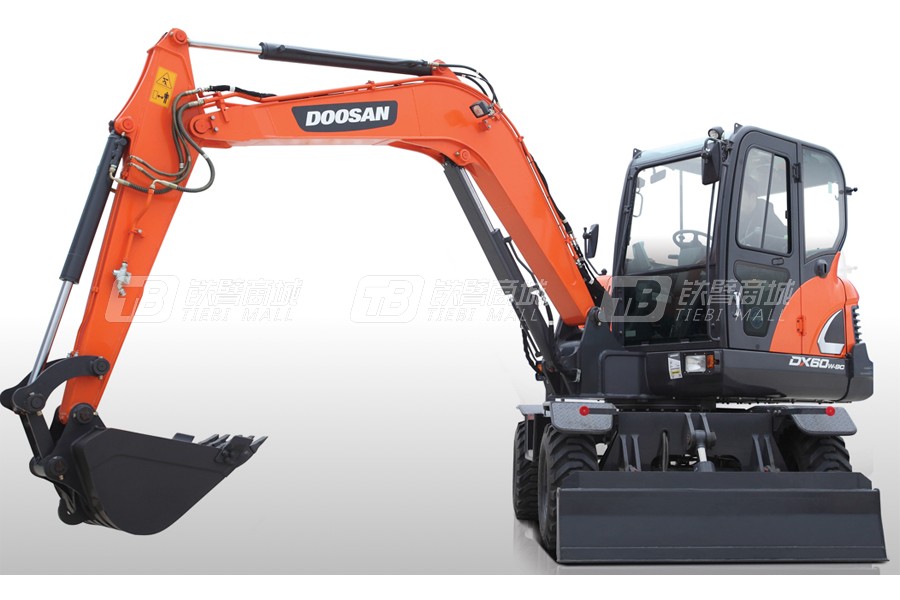 <em>斗山DX60W-9C轮式挖掘机</em>性能配置点评，值得买吗?