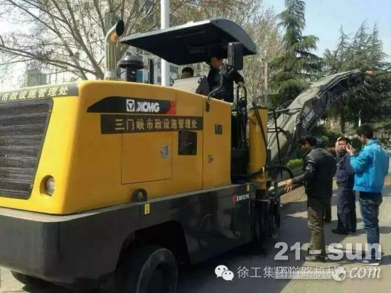 徐工K系列高端1米铣刨机施工案例