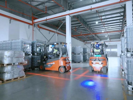 忠诚卫士 | 林德防爆叉车守护南通中外运化工物流的搬运安全