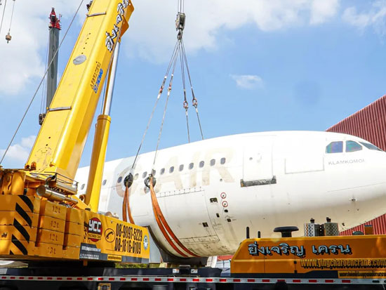 吊装波音737！徐工起重机登上泰国网络热搜