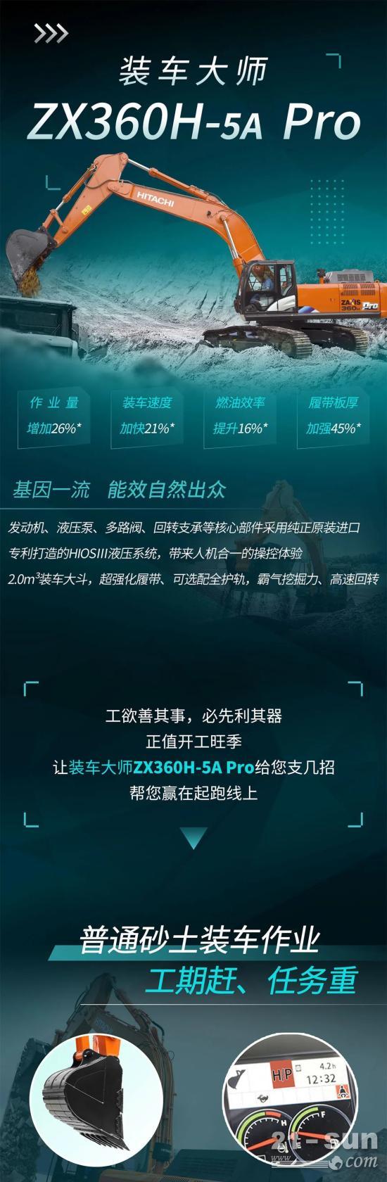 开工旺季｜日立ZX360H-5A Pro挖掘机装车大师来支招